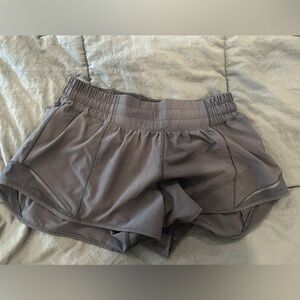 Black lululemon size 2 shorts. LINED. Worn once.